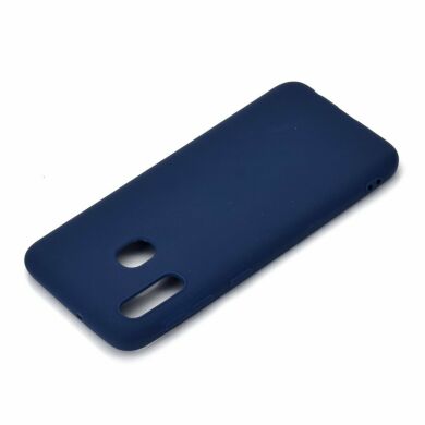Силіконовий (TPU) чохол Deexe Matte Case для Samsung Galaxy A20e (A202) - Dark Blue