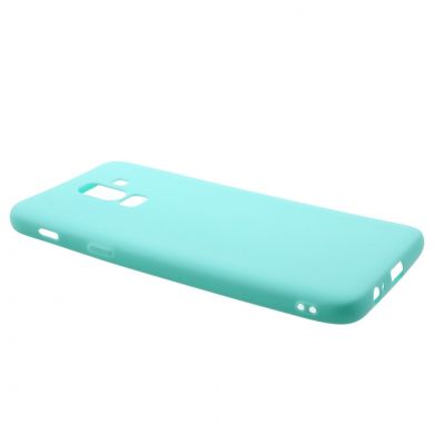Силиконовый (TPU) чехол Deexe Matte Case для Samsung Galaxy J8 2018 (J810) - Cyan
