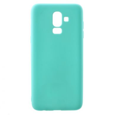 Силиконовый (TPU) чехол Deexe Matte Case для Samsung Galaxy J8 2018 (J810) - Cyan