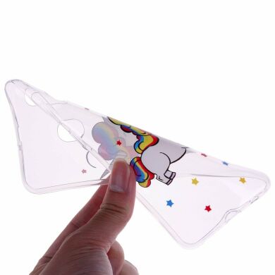 Силіконовий (TPU) чохол Deexe Pretty Glossy для Samsung Galaxy A30 (A305) - Unicorn