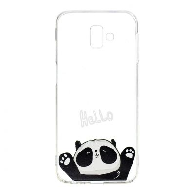 Силіконовий (TPU) чохол Deexe Pretty Glossy для Samsung Galaxy J6+ (J610) - Hello