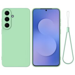Силіконовий (TPU) чохол Deexe Silicone Case для Samsung Galaxy S26 FE - Green