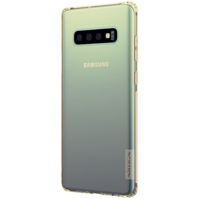 Силиконовый (TPU) чехол NILLKIN Nature для Samsung Galaxy S10 Plus - Gold