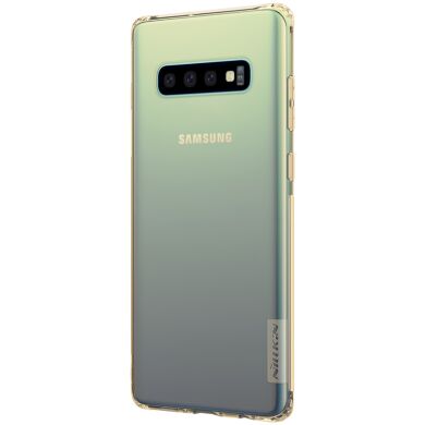 Силіконовий (TPU) чохол NILLKIN Nature для Samsung Galaxy S10 Plus - Gold