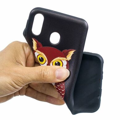 Силиконовый (TPU) чехол UniCase Color Style для Samsung Galaxy M20 - Brown Owl