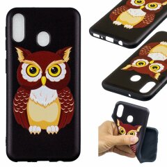 Силіконовий (TPU) чохол UniCase Color Style для Samsung Galaxy M20 - Brown Owl