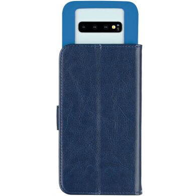 Универсальный чехол 2Е Eco Leather для смартфонов с диагональю 4.5-5 дюймов - Blue