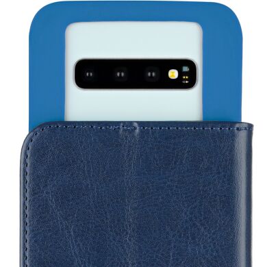 Универсальный чехол 2Е Eco Leather для смартфонов с диагональю 4.5-5 дюймов - Blue