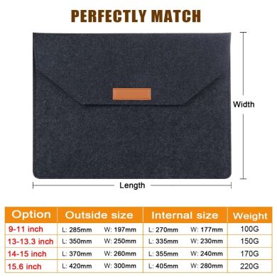 Універсальний чохол Deexe Carrying Bag для ноутбука діагоналлю 13 дюймів - Black