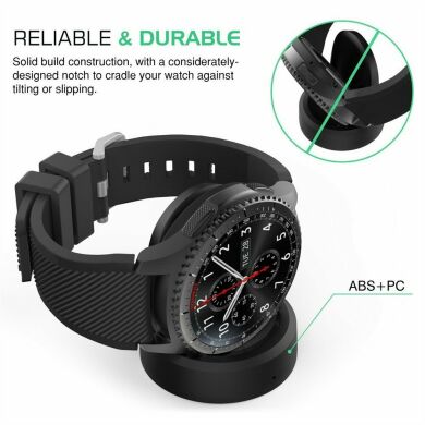 Зарядное устройство Deexe Wireless Charging Dock для Samsung Galaxy Watch 42mm / 46mm / Gear S3 / Gear Sport - Black