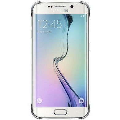 Захисна накладка Clear Cover для Samsung S6 EDGE (G925) EF-QG925BBEGRU - Silver