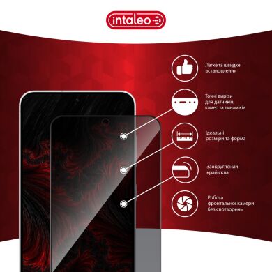 Защитное стекло Intaleo Privacy для Samsung Galaxy S24 (S921) - Black