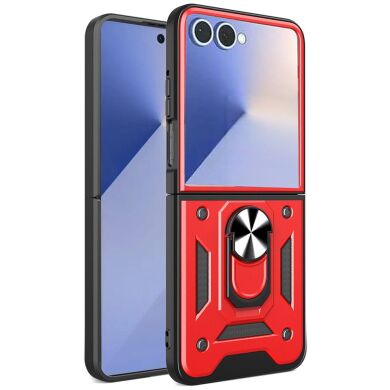 Защитный чехол Deexe Armor Shield (FF) для Samsung Galaxy Flip 7 - Red