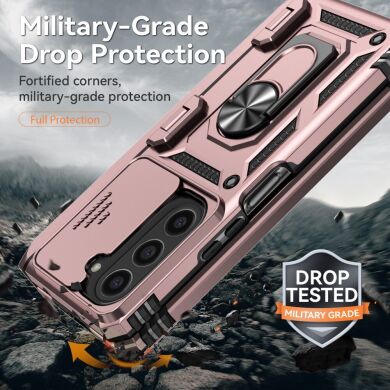 Захисний чохол Deexe Armor Slider (FF) для Samsung Galaxy Fold 6 - Rose Gold