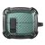Защитный чехол Deexe Carbon Shield для Samsung Galaxy Buds 3 / Buds 3 Pro - Black / Green