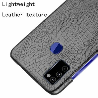 Защитный чехол Deexe Croco Style для Samsung Galaxy M51 (M515) - Dark Blue