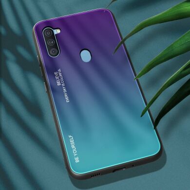 Захисний чохол Deexe Gradient Color для Samsung Galaxy A11 (A115) - Purple / Blue