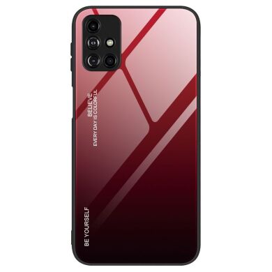 Захисний чохол Deexe Gradient Color для Samsung Galaxy M31s (M317) - Red / Black