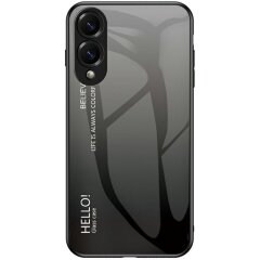 Защитный чехол Deexe Gradient Color для Samsung Galaxy S25 Edge (S937) - Black / Grey