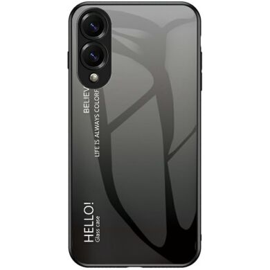 Защитный чехол Deexe Gradient Color для Samsung Galaxy S25 Edge (S937) - Black / Grey