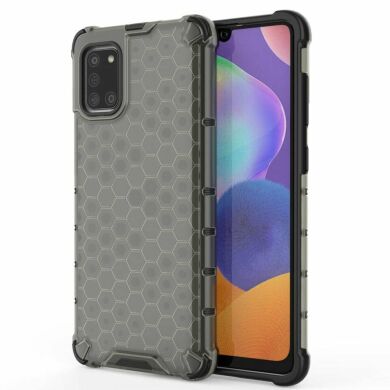 Захисний чохол Deexe Honeycomb Series для Samsung Galaxy A31 (A315) - Grey