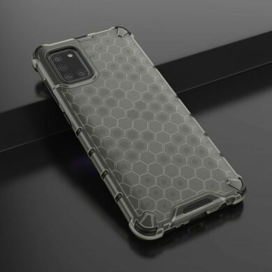 Защитный чехол Deexe Honeycomb Series для Samsung Galaxy A31 (A315) - Grey