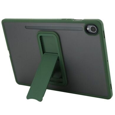Защитный чехол Deexe Kick Shell для Samsung Galaxy Tab S9 (X710/716) / S9 FE (X510/516) - Green