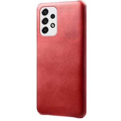 Защитный чехол Deexe Leather Back Cover для Samsung Galaxy A53 (А536) - Red