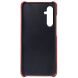 Защитный чехол Deexe Leather Back Cover для Samsung Galaxy S23 FE - Red. Фото 3 из 4