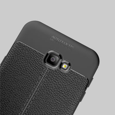 Захисний чохол Deexe Leather Cover для Samsung Galaxy J4+ (J415) - Black