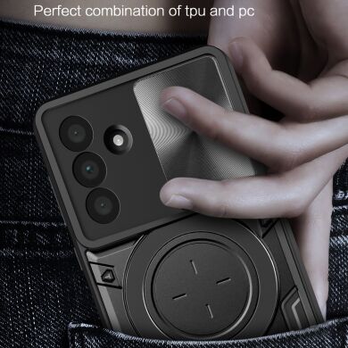 Защитный чехол Deexe Magnetic Space для Samsung Galaxy A37 (A376) - Black