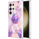 Защитный чехол Deexe Marble Pattern для Samsung Galaxy S24 Ultra - Light Purple. Фото 1 из 6