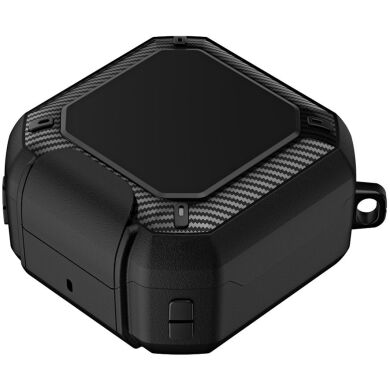 Защитный чехол Deexe Orbit Shield для Samsung Galaxy Buds 4 / Buds 4 Pro - Black