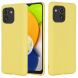 Защитный чехол Deexe Silicone Case для Samsung Galaxy A03 (A035) - Yellow. Фото 1 из 9