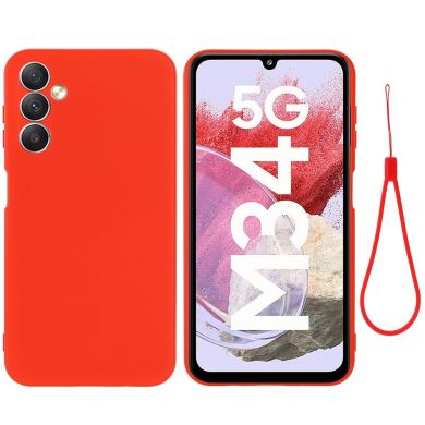 Захисний чохол Deexe Silicone Case для Samsung Galaxy M34 (M346) - Red