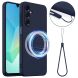 Захисний чохол Deexe Silicone Case with MagSafe для Samsung Galaxy A27 (A276) - Dark Blue