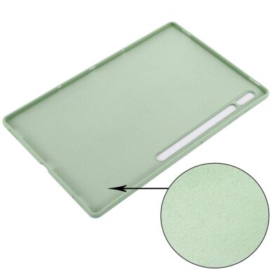 Защитный чехол Deexe Silicone Shell для Samsung Galaxy Tab S9 Ultra (X910/916) - Green