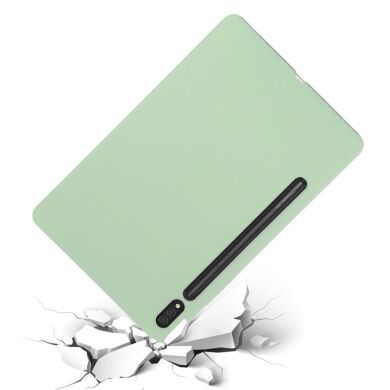 Захисний чохол Deexe Silicone Shell для Samsung Galaxy Tab S9 Ultra (X910/916) - Green