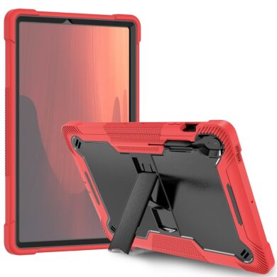 Защитный чехол Deexe Storm Stand для Samsung Galaxy Tab S10 FE Plus - Red