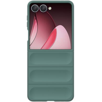 Защитный чехол Deexe Terra Case (FF) для Samsung Galaxy Flip 7 - Green