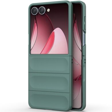 Защитный чехол Deexe Terra Case (FF) для Samsung Galaxy Flip 7 - Green