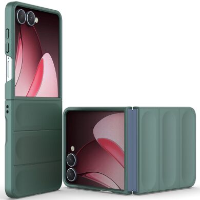 Защитный чехол Deexe Terra Case (FF) для Samsung Galaxy Flip 7 - Green