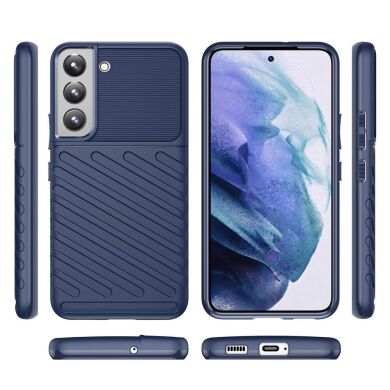 Захисний чохол Deexe Thunder Series для Samsung Galaxy S23 - Blue
