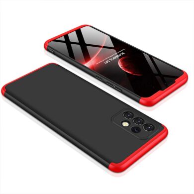 Защитный чехол GKK Double Dip Case для Samsung Galaxy A52 (A525) / A52s (A528) - Black / Red