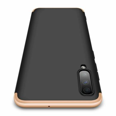 Защитный чехол GKK Double Dip Case для Samsung Galaxy A70 (A705) - Black / Gold