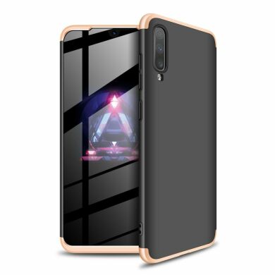 Защитный чехол GKK Double Dip Case для Samsung Galaxy A70 (A705) - Black / Gold