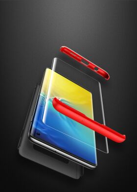 Защитный чехол GKK Double Dip Case для Samsung Galaxy S10 (G973) - Black / Red