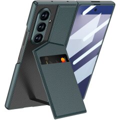 Захисний чохол GKK Wallet Kickstand для Samsung Galaxy Fold 7 - Green