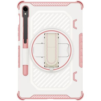 Защитный чехол Reframe Kickstand Strap для Samsung Galaxy Tab S7 / S8 / S9 / S9 FE (T870/T875/X700/X706/X710/X716/X510) - Pink