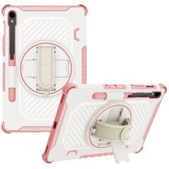Защитный чехол Reframe Kickstand Strap для Samsung Galaxy Tab S7 / S8 / S9 / S9 FE (T870/T875/X700/X706/X710/X716/X510) - Pink